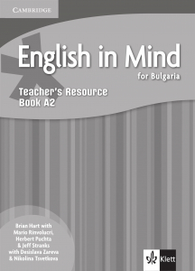 English in Mind for Bulgaria A2 Teacher's Book + 2 Audio CD